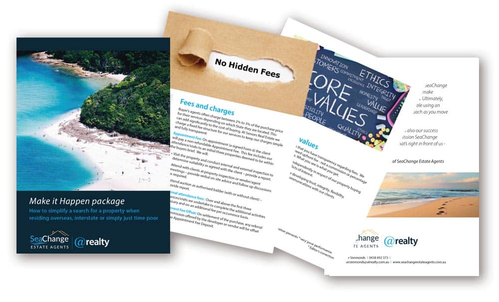 make it happen brochure pages - seachange